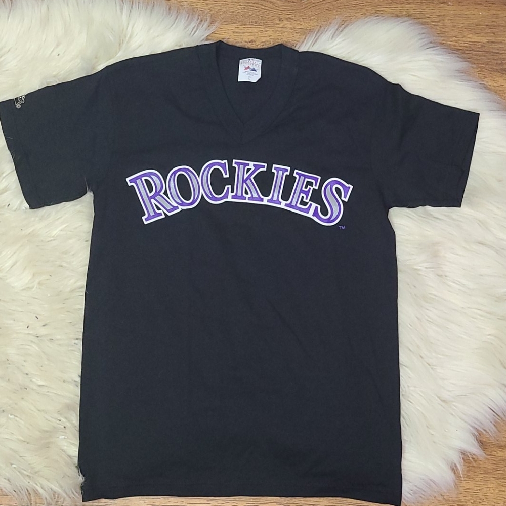 Deadstock Colorado Rockies #5 t shirt jersey